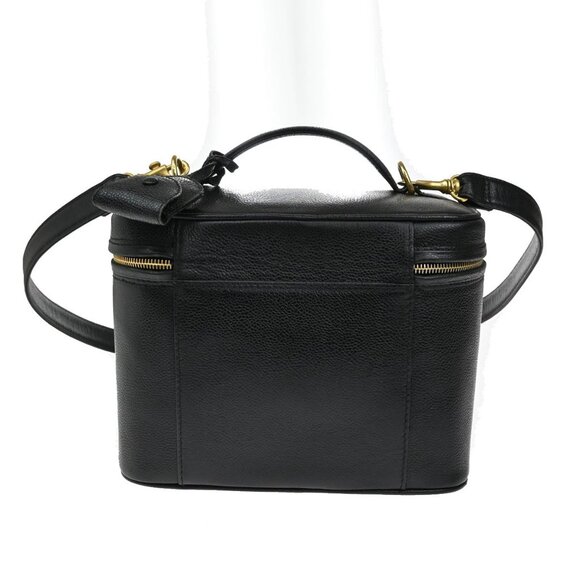 CHANEL CC 2Way Vanity Shoulder Hand Bag Grained Calfskin Leather BK 620RL401 - Picture 4 of 16